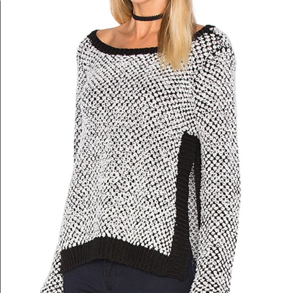 Aubrey Side Slit Sweater - LA Made